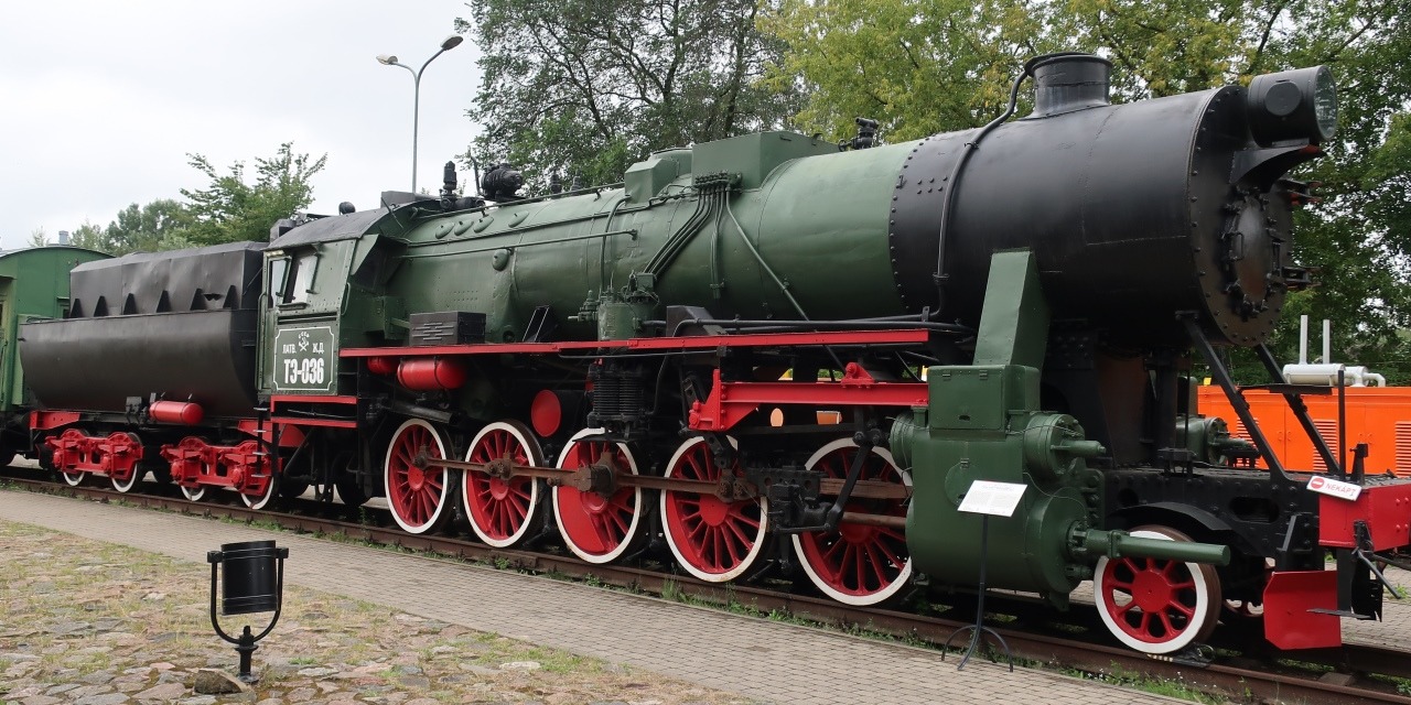 Stoomlocomotief T3-036  - spoorwegmuseum Riga 0244.jpg