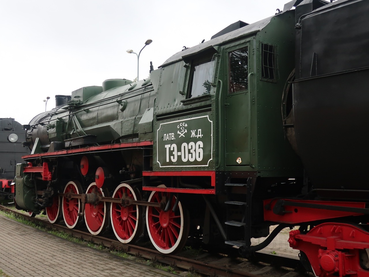 Stoomlocomotief T3-036  - spoorwegmuseum Riga 0278.jpg