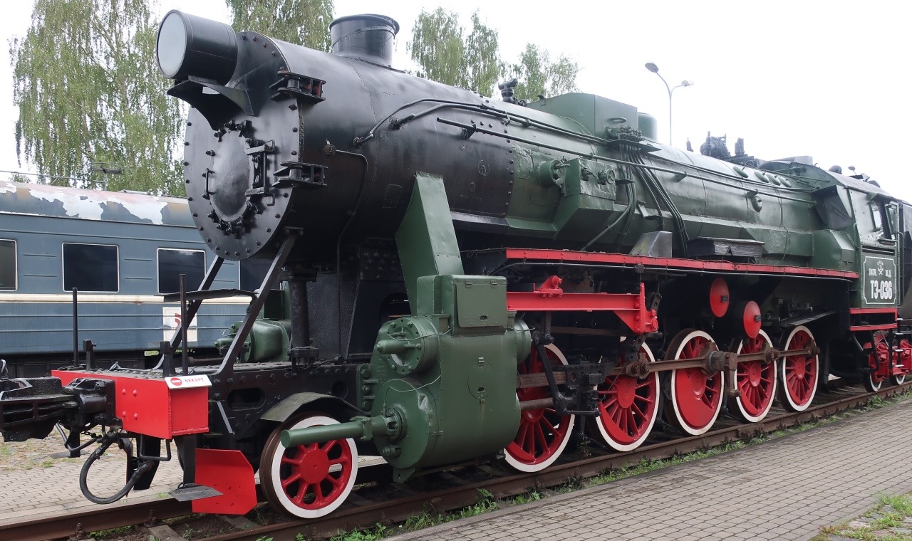 Stoomlocomotief T3-036  - spoorwegmuseum Riga 0281.jpg