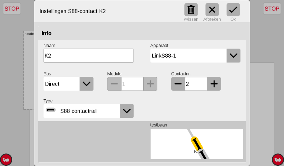 Screenshot van het tweede terugmeldcontact, na koppelen aan de rails van de testbaan.png